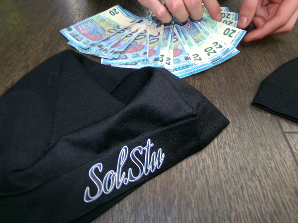 Solidarity Studios Windproof Beanies - Phantom Black
